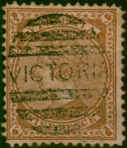 Victoria 1873 9d Pale Brown-Pink SG172 P.13 Good Used