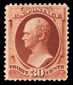 US STAMPS # 217 MINT OG LH CAT. $300 LOT #1489