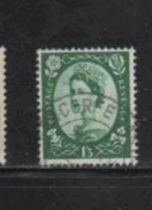 GREAT BRITAIN #368 1958 1sh3p QEII F-VF USED a