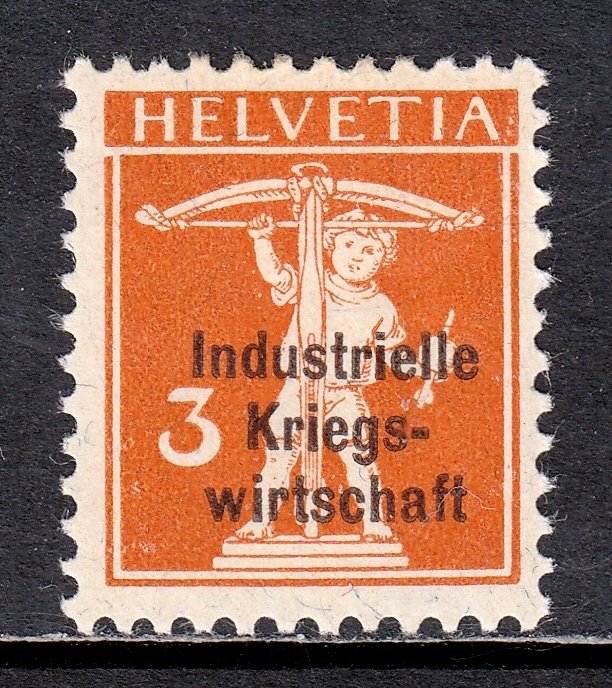 Switzerland - Scott #1O9 - MH - Creased perf at top - SCV $4.25