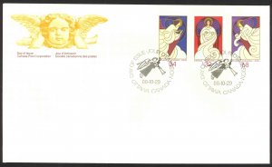 Canada Sc# 1113-1115 FDC combination 1986 10.29 Christmas Angels
