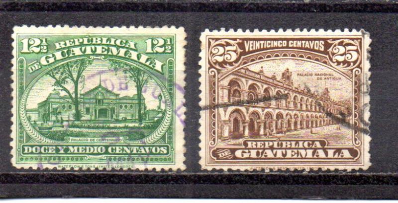 Guatemala 202-203 used