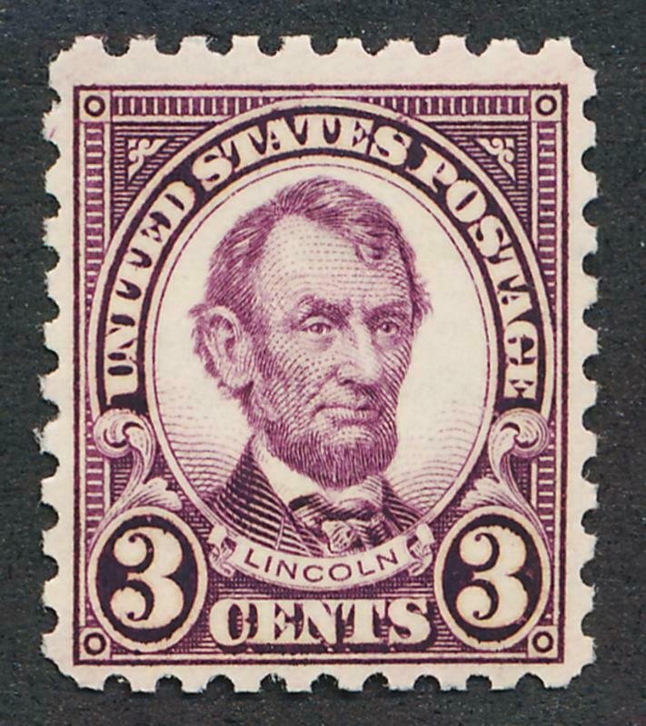 UNITED STATES 584 MINT NH F-VF 3c LINCOLN