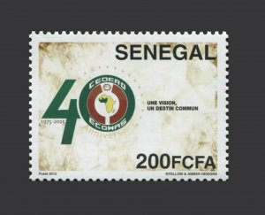 SENEGAL 2015 JOINT ISSUE ECOWAS CEDEAO RARE MNH