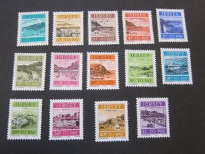 Jersey 1982 Sc J33-46 set MNH