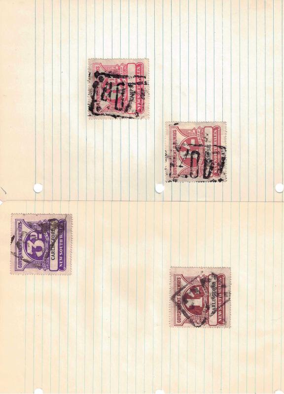 2-Binder hoard of Foreign Railroad Stamps - 350 3 ring pages 1-15 per page