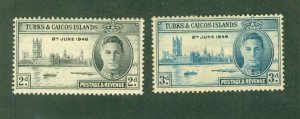 TURKS _ CAICOS 90-1 MH BIN $0.25