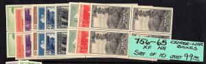 752,753,756-765,766a-770a Mint,OG,NH...C/L Blocks,Gutter Pairs,Line Pairs