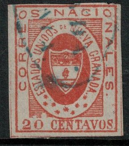 Colombia 1891 SC 17 Used 