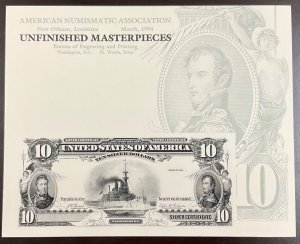 BEP B182  Proposed Face $10 Silver Certificate - Canceled & Uncanceled