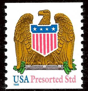 Sc 3270 10¢ Eagle & Shield Coil Single, MNH