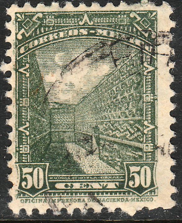 MEXICO 849 50c 1934 Definitive Wmk Gobierno...279 Used (932)