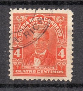 Costa Rica 1907 Early Issue Fine Used 4c. NW-231985