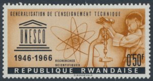 Rwanda  SC# 188  MNH UNESCO  see details/scans 