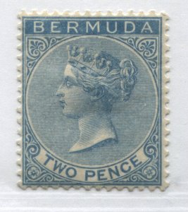 Bermuda QV 1886 2d mint o.g. hinged