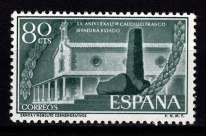 Spain 1956 20th Anniv. of General Franco’s Assumption, 80c [Mint]