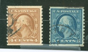 United States #457-458 Used Multiple