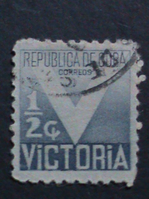 ​CUBA-1942 SC#RA5-6  79 YEARS OLD-VICTORY STAMPS USED SET-WE SHIP TO WORLDWIDE