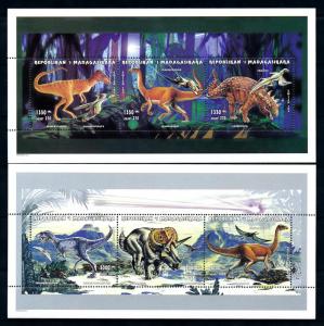 [95933] Madagascar 1998 (1997) Prehistoric Dinosaurs Perf. Mini Sheet MNH