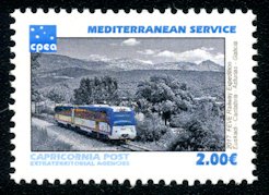 MEDITERRANEAN SERVICE - 2020 - FEVE Railway, Spain - Perf 1v-M N H-Private Issue