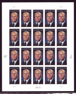 U.S. - 4199 - Complete Sheet - Gerald Ford - Never Hinged