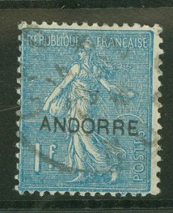 Andorra (French) #16  Single