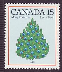 Canada #902 Christmas Tree MNH single
