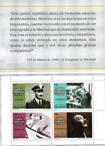 2005 Uruguay General Liber Seregni (1916-2004) booklet political #2119e ** MNH