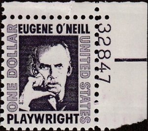 # 1294a MINT NEVER HINGED ( MNH ) TAGGED EUGENE O''NEILL'