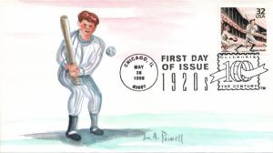 #3184a Babe Ruth Powell FDC