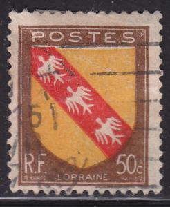 France 564 Lorraine Coat of Arms 1946