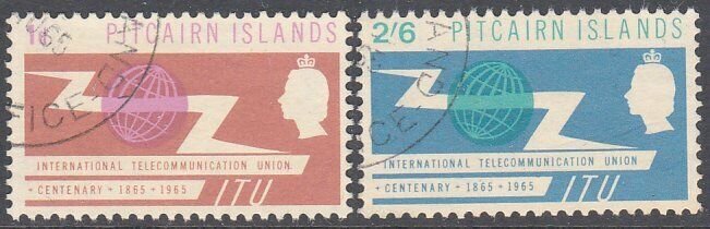 PITCAIRN 1965 ITU set fine used.............................................E451