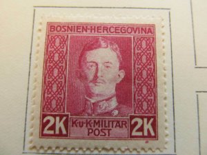 Bosnia & Herzegovina 1917 2k fine MH* stamp A13P18F76