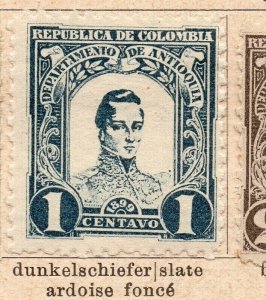 Colombia 1899 Early Issue Fine Mint Hinged 1c. NW-239139