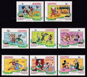 Lesotho 412-419 Disney's MNH VF