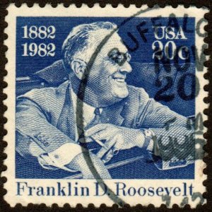 United States 1950 - Used - 20c Franklin D. Roosevelt (1982)