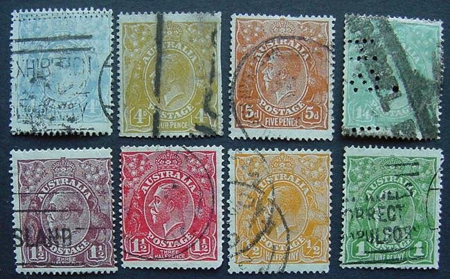 Australia, 27 different KGVs, used