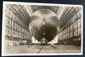 1930 Beuron Germany RPpC Postcard Cover To Selona Graf Zeppelin LZ 127 In Halle