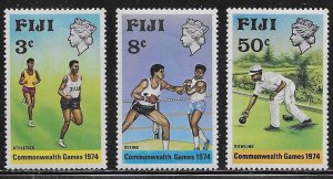 Fiji Scott #'s 341 - 343 MNH