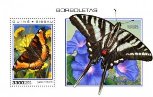 Guinea-Bissau - 2019 Butterflies - Stamp Souvenir Sheet - GB181010b