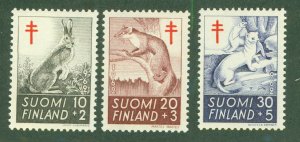 FINLAND B163-65 MNH CV $5.50 BIN $3.00