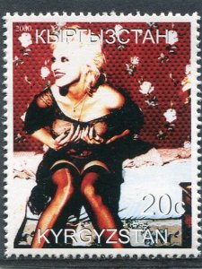 Kyrgyzstan 2000 MADONNA American Singer 1 value Perforated Mint (NH)