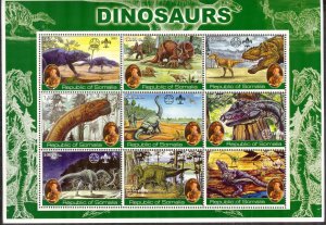 Somalia 2002 Dinosaurs Scouting Scouts Sheet MNH Private