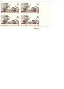 Scott US # 1477, MNH plate block of 4