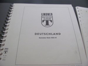 Germany 3 LINDER ALBUMS WELL PADED BINDER EXCELLENT CONDITION 1924-1945 (204)