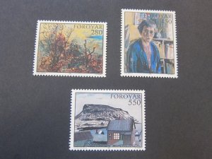 Faroe Islands 1985 Sc 127-29 set MNH