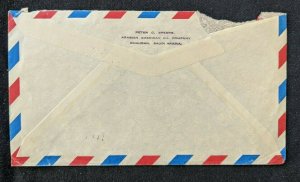 Vintage Saudi Arabia Airmail Cover to New York City USA