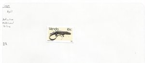 VENDA - 1987 - Definitive New Value - Perf Single Stamp - Mint Light Hinged