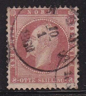 Norway 5 VF neat cancel  scv $ 55 ! see pic !