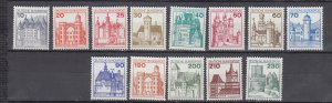 J44081 JL Stamps 1977-9 germany set mnh #1231-42 towns